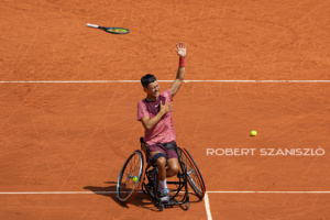 Tokito Oda defeated Alfie Hewett and won the final on the Men’s Wheelchair Singles final at Roland Garros Grand Slam Tournament - Day 14 on June 10, 2023 in Paris, France.
