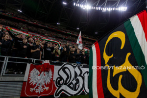 Hungarian fans after the friendly match at Puskás Aréna on March 26, 2024 in Budapest, Hungary.